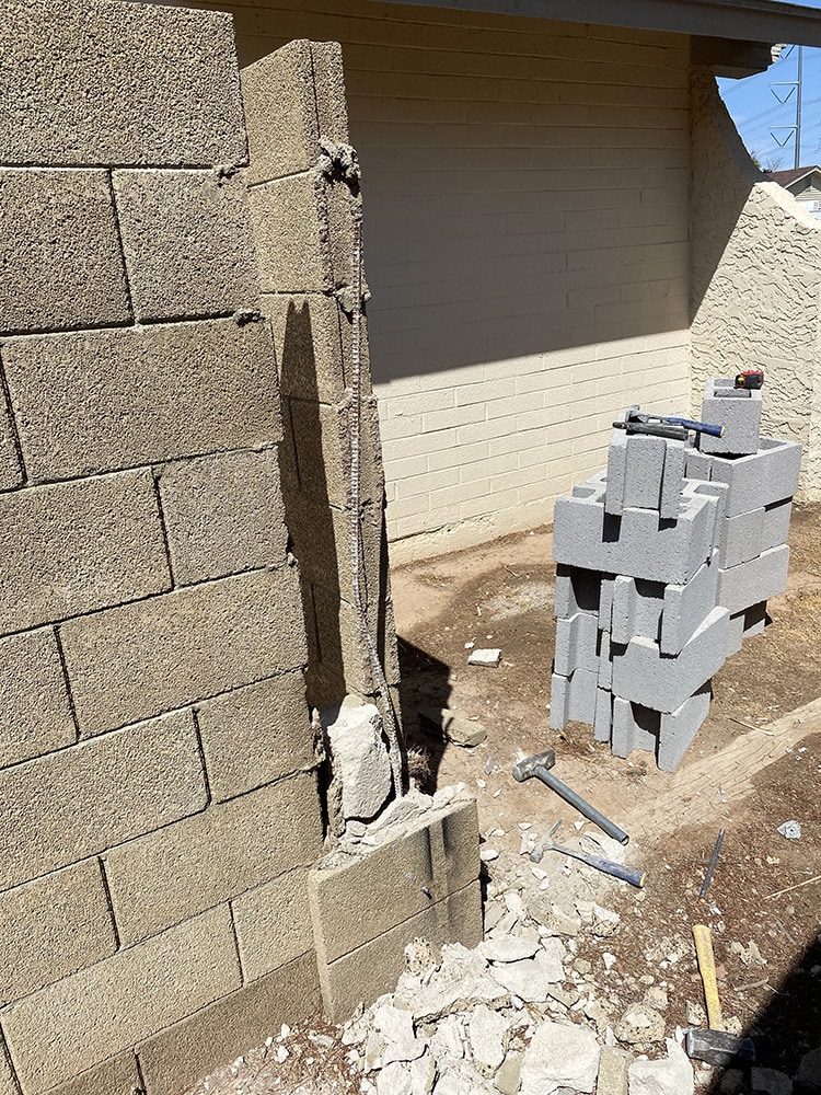 Block Wall Repair